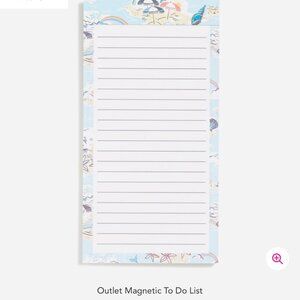 Vera Bradley Beach Treasures To Do List NWT